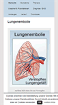 Mobile Screenshot of lungenembolie.com